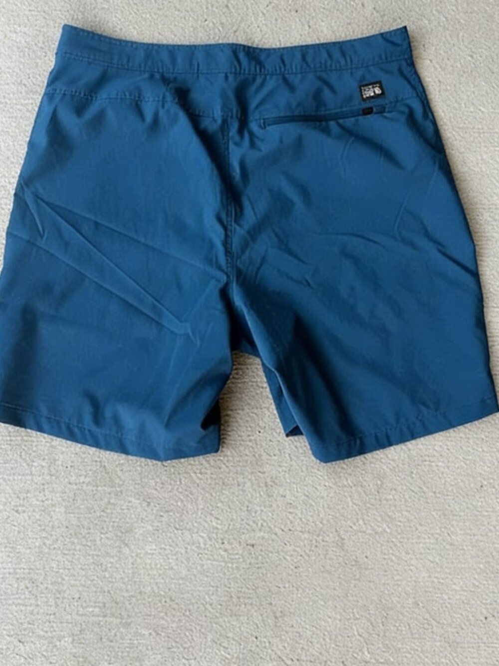 Men’s Blue Hiking Shorts Size 36 Lightweight Nylon